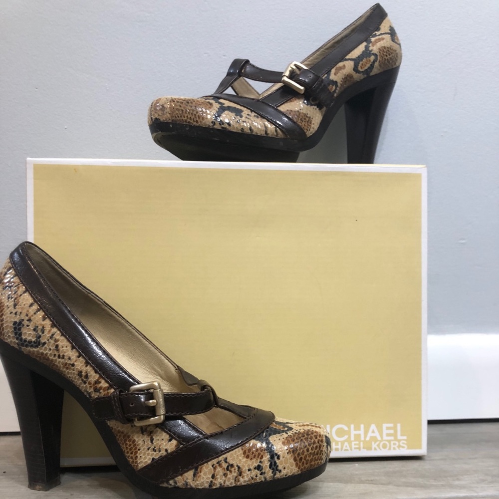 Michael Kors T-Strap heel (8.5)